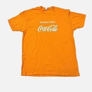 Coca-Cola Orange Cream T Shirt Size XL